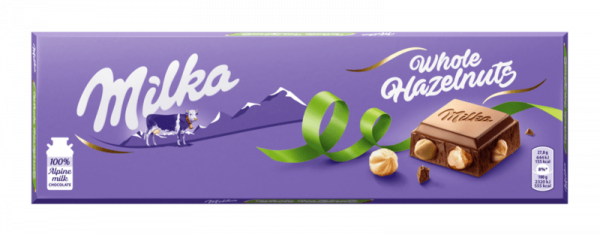 шоколад милка с цели лешници 250гр.