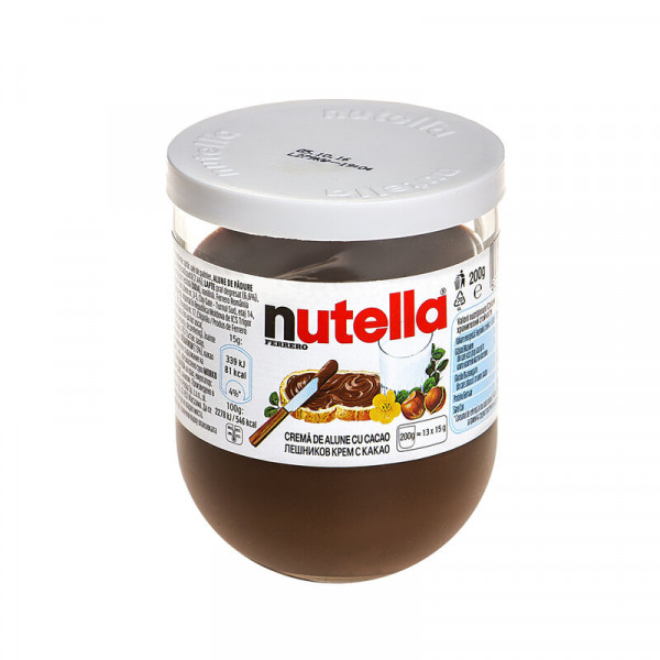 течен шоколад нутела 200 гр