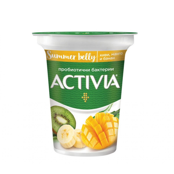 плодово мляко активия с киви,манго и банан 280гр