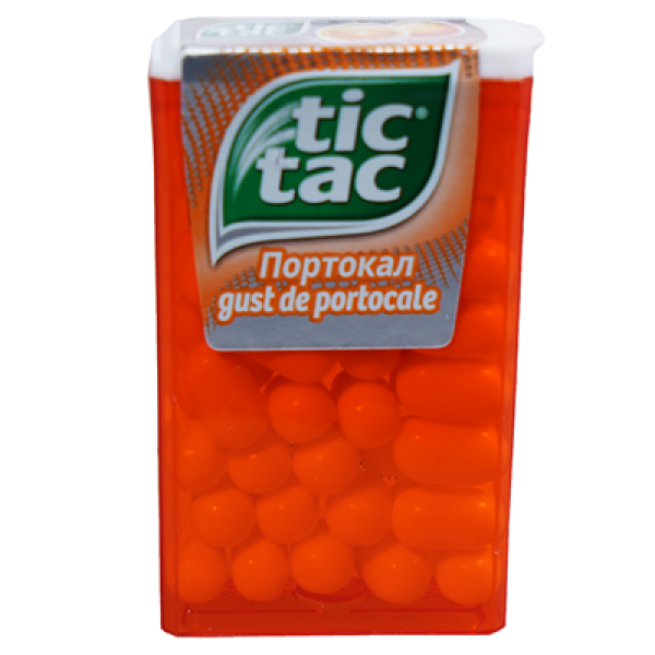 бонбони тик так портокал 18 гр
