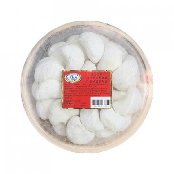 сладки аги бели курабии с бадем 300г