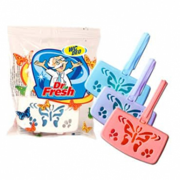 кошничка за тоалетна доктор фреш лилаво 40 гр